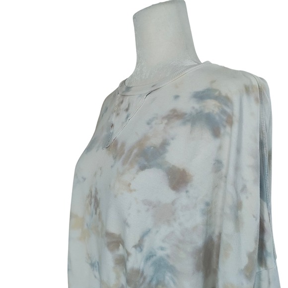 Young Fabulous & Broke Tie Dye Sweatshirt Juliette White Pastel Fairy Womens L - Picture 7 of 11